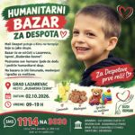 Humanitarni bazar za malog Despota u Lazarevcu: Sakupljaju se sredstva za terapije u Kini