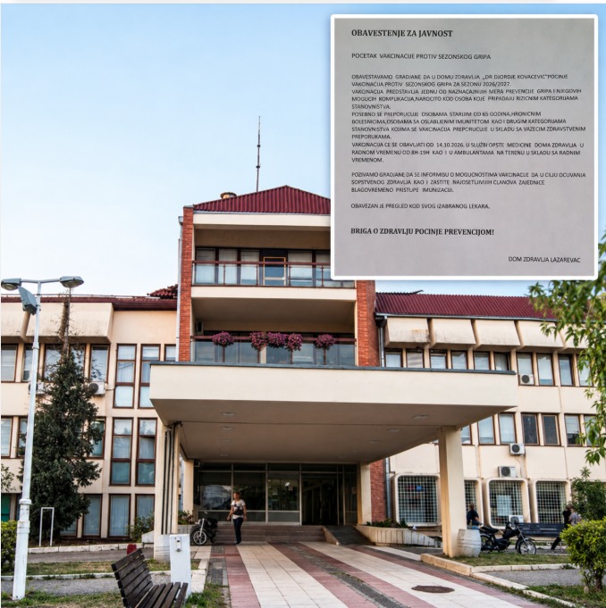 Saopštenje Doma zdravlja
